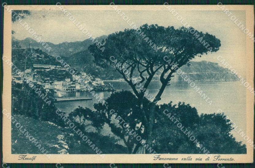 Salerno Amalfi cartolina KV6316 – fronte