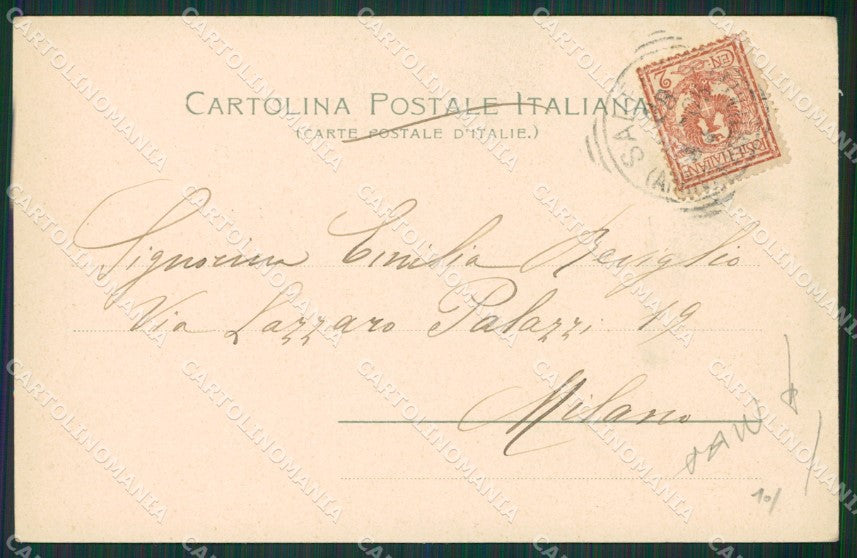 Salerno Amalfi Grotta San Cristofano PIEGA cartolina KV6317 – retro
