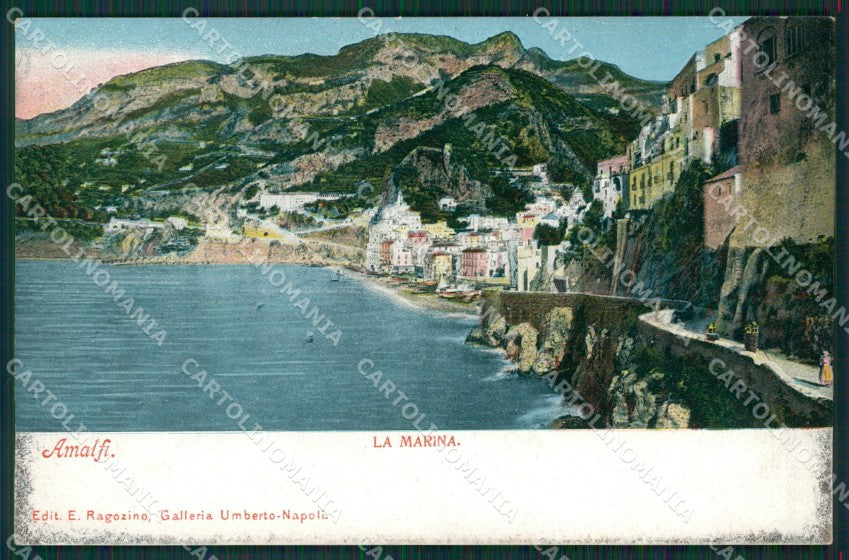 Salerno Amalfi cartolina KV6322 – fronte