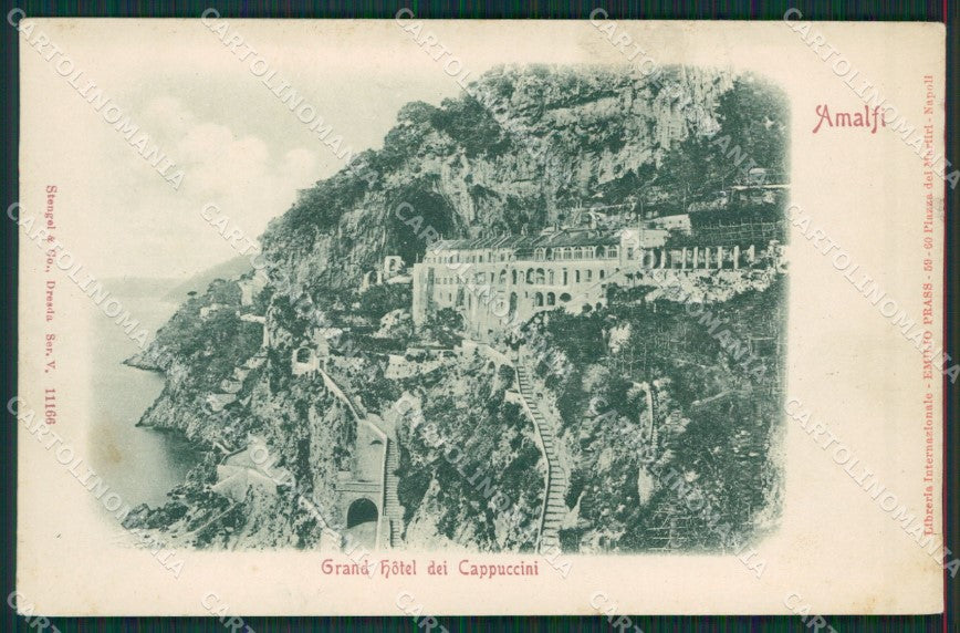 Salerno Amalfi RILIEVO cartolina KV6323 – fronte