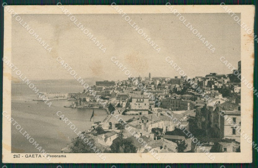 Latina Gaeta PIEGA cartolina KV6335 – fronte