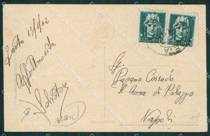 Latina Gaeta PIEGA cartolina KV6335 – retro