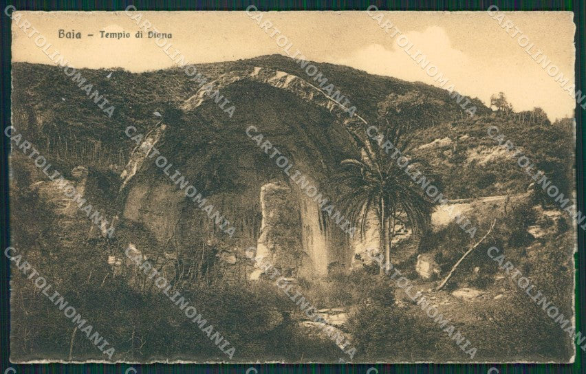 Napoli Bacoli Baia Tempio Diana cartolina KV6353 – fronte