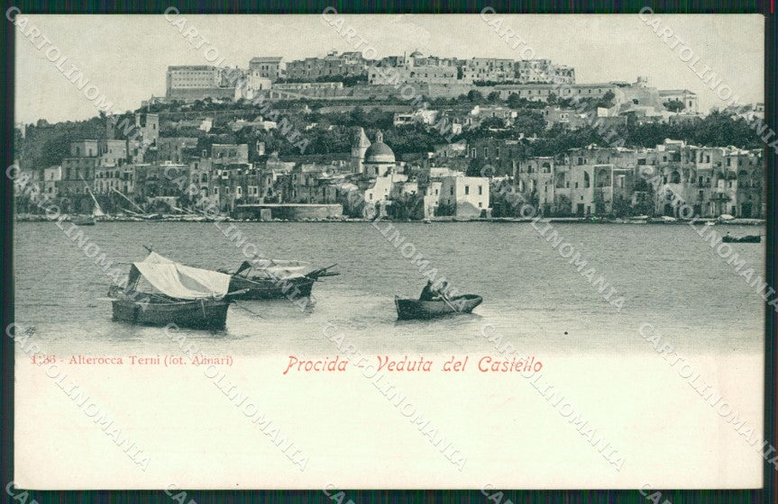 Napoli Procida Castello di Alterocca 1136 cartolina KV6361 – fronte