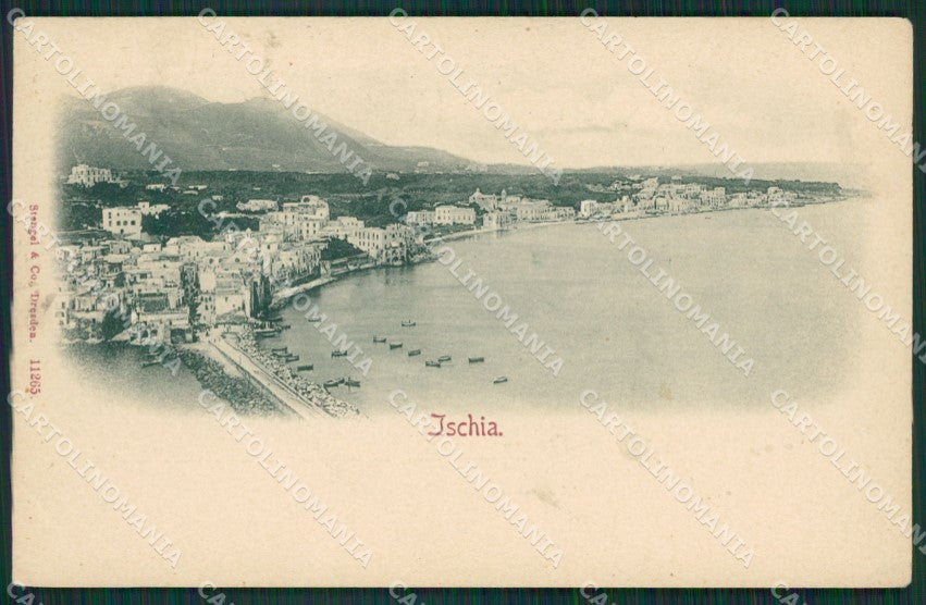 Napoli Ischia PIEGHINA cartolina KV6376 – fronte