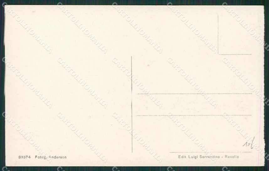 Salerno Ravello Asino cartolina KV6377 – retro