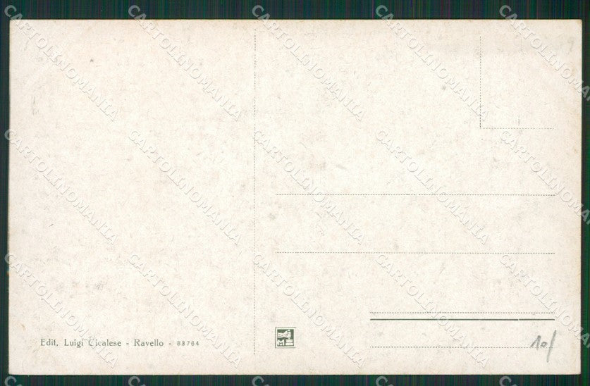 Salerno Ravello Giardino Rufolo cartolina KV6379 – retro