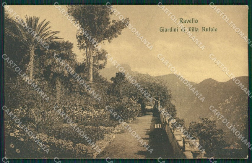 Salerno Ravello Giardino Rufolo cartolina KV6380 – fronte