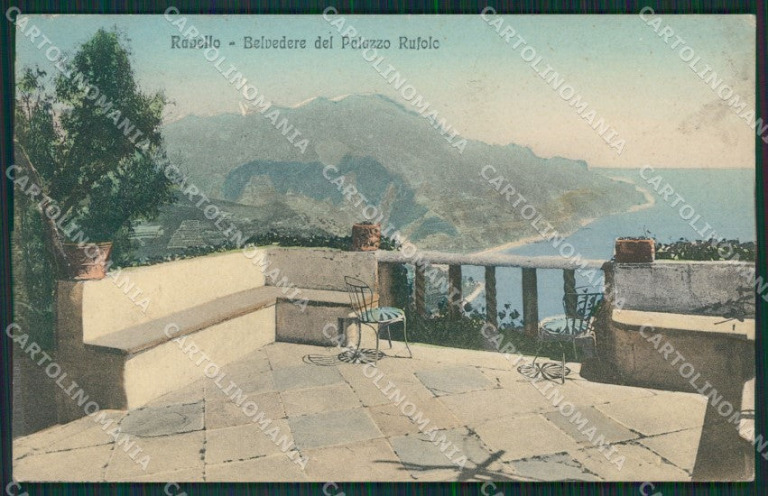 Salerno Ravello Palazzo Rufolo PIEGA cartolina KV6381 – fronte