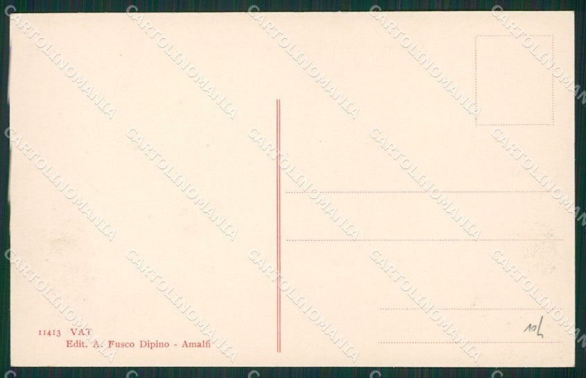 Salerno Ravello cartolina KV6386 – retro