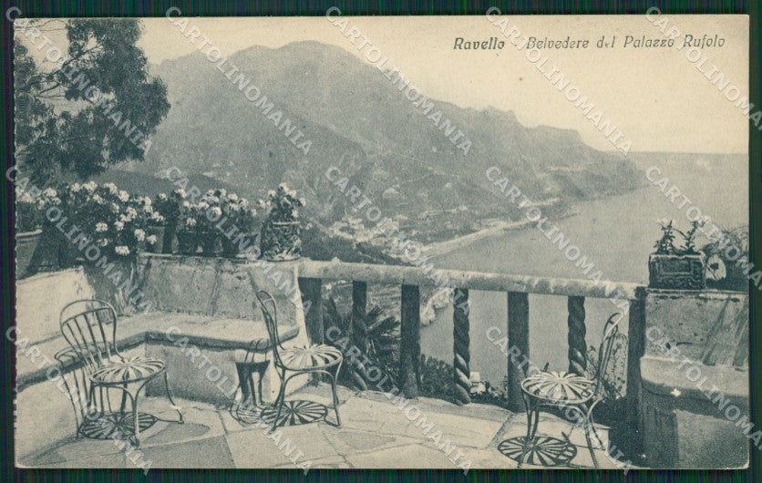 Salerno Ravello Palazzo Rufolo SCOLLATA cartolina KV6389 – fronte