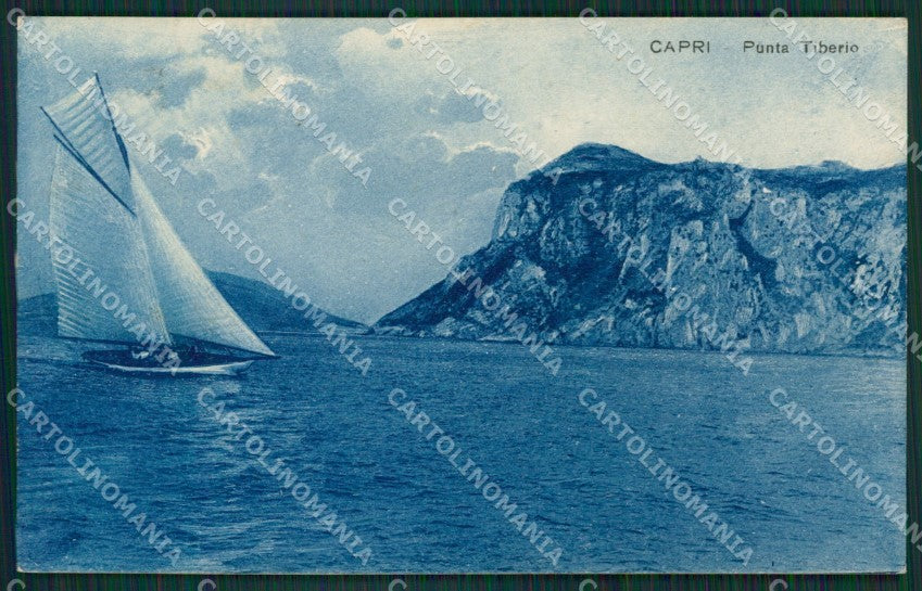 Napoli Capri Punta Tiberio cartolina KV6392 – fronte