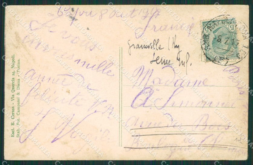 Napoli Capri Santuario Villa Tiberio cartolina KV6399 – retro