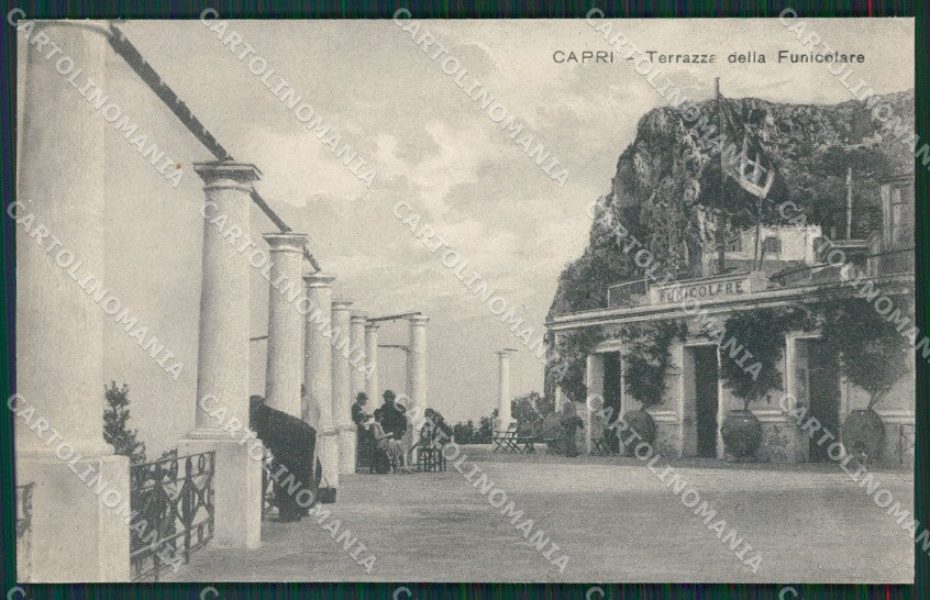 Napoli Capri Funicolare cartolina KV6403 – fronte