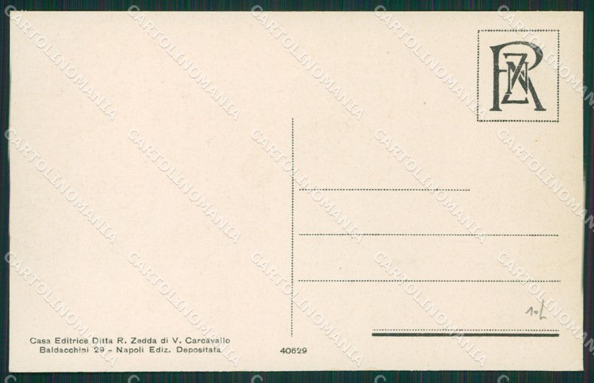 Napoli Capri Funicolare cartolina KV6403 – retro