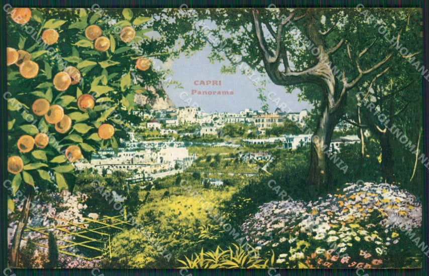 Napoli Capri cartolina KV6410 – fronte