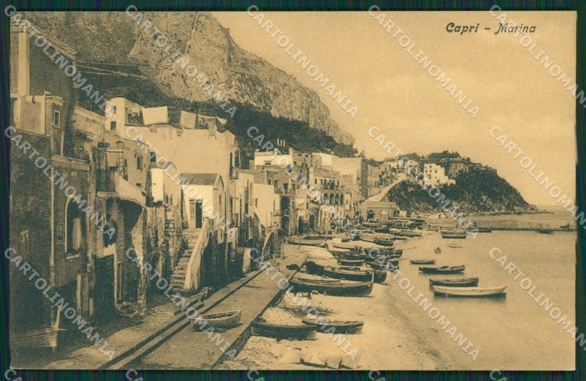 Napoli Capri Marina di cartolina KV6413 – fronte