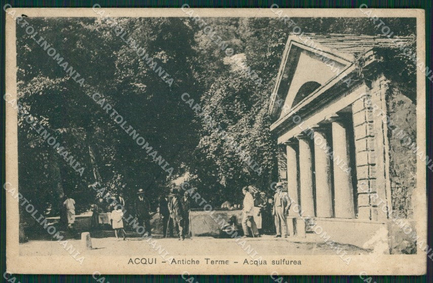 Alessandria Acqui Antiche Terme ABRASA FORO PIEGA cartolina KV6417 – fronte