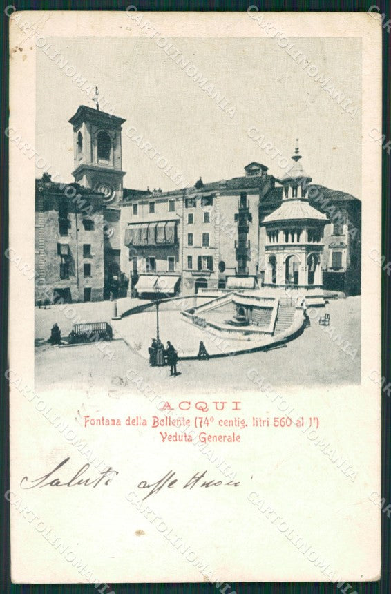 Alessandria Acqui STRAPPINO PIEGHINA cartolina KV6419 – fronte