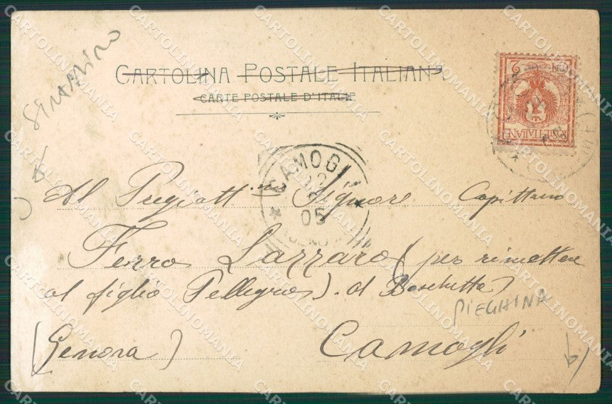 Alessandria Acqui STRAPPINO PIEGHINA cartolina KV6419 – retro