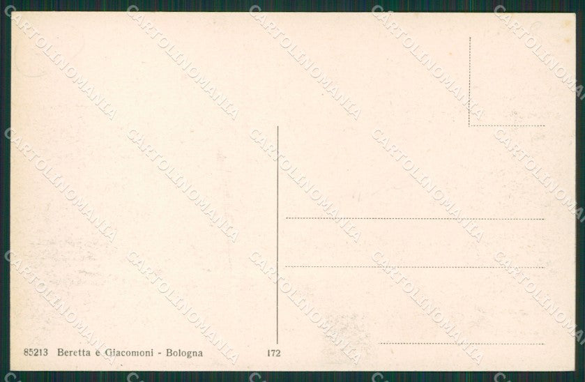 Bologna Città RIFILATA cartolina KV6425 – retro