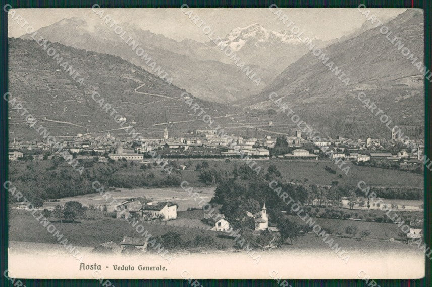 Aosta Città cartolina KV6429 – fronte