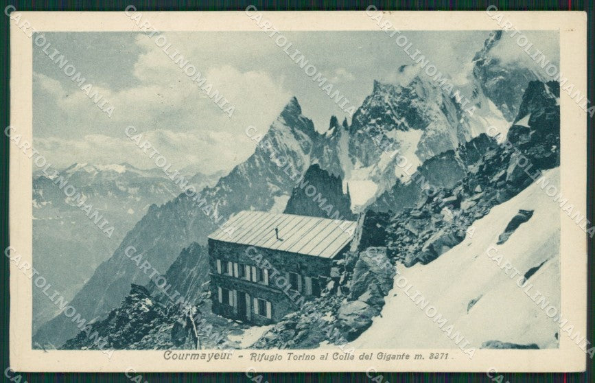 Aosta Courmayeur Rifugio Torino cartolina KV6435 – fronte