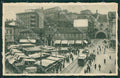 Trieste Città Mercato Tram PIEGA cartolina KV6445 – fronte