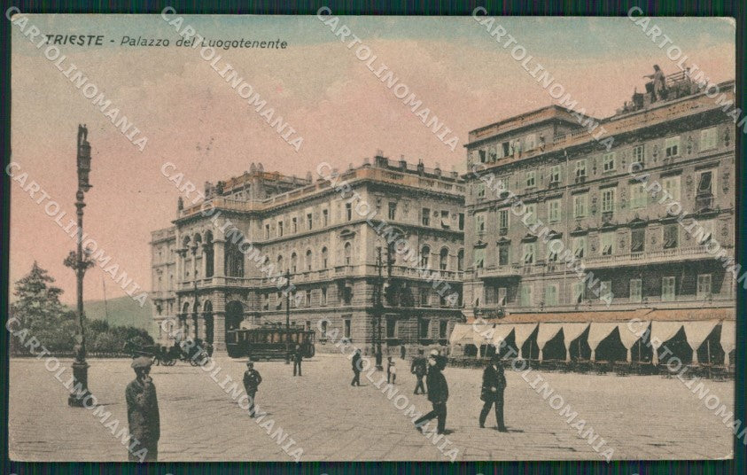 Trieste Città Tram ABRASA cartolina KV6446 – fronte