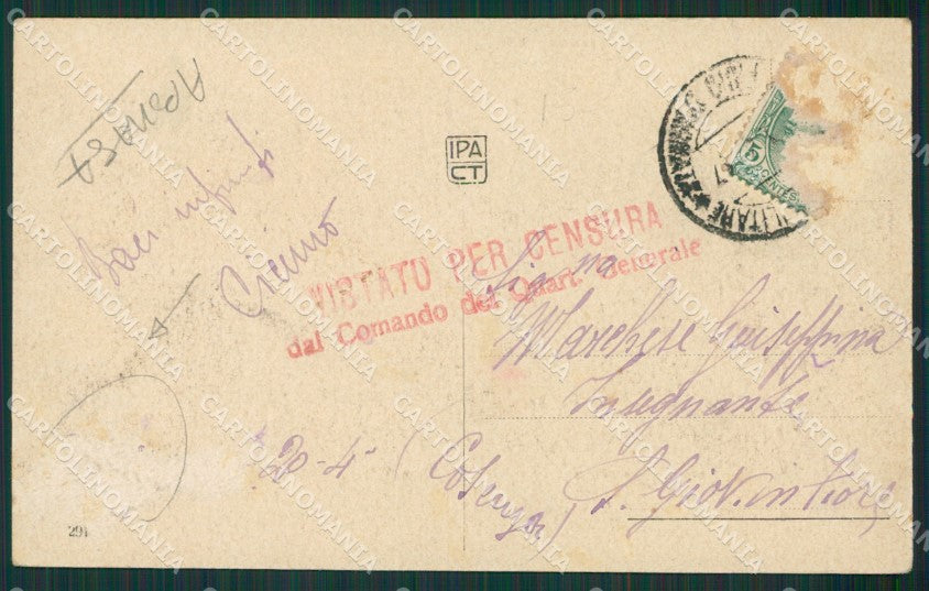 Trieste Città Tram ABRASA cartolina KV6446 – retro