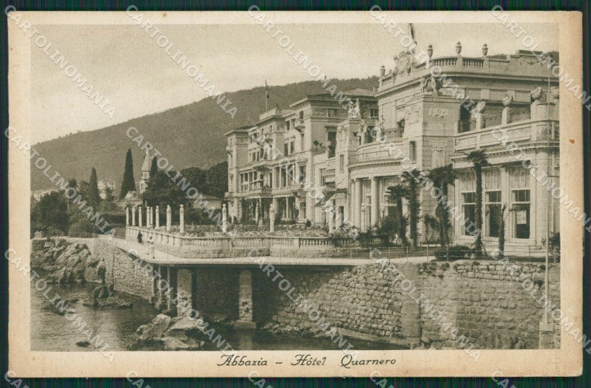 Croazia Abbazia cartolina KV6447 – fronte