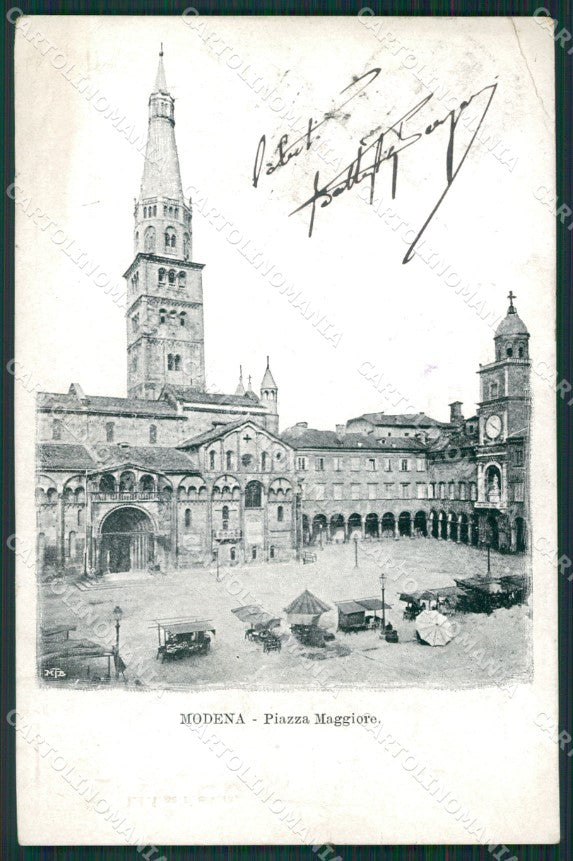 Modena Città Mercato PIEGHE cartolina KV6464 – fronte