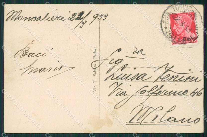 Padova Città Mercato cartolina KV6466 – retro