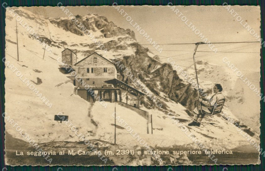Biella Oropa Monte Camino Seggiovia cartolina KV6470 – fronte