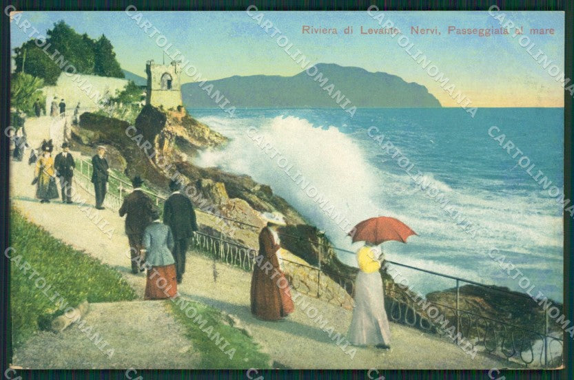 Genova Nervi cartolina KV6492 – fronte