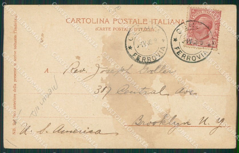 Genova L'Acquassola PIEGHINA cartolina KV6495 – retro