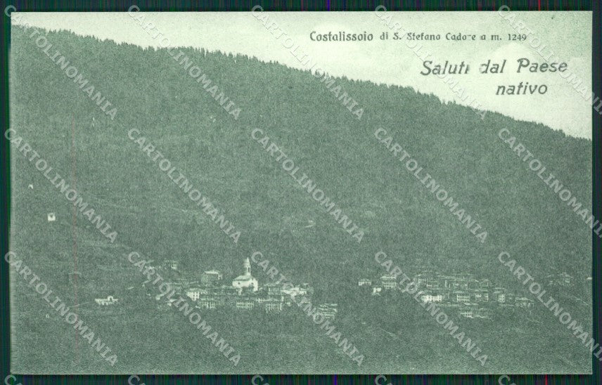 Belluno Santo Stefano Cadore Costalissoio cartolina KV6505 – fronte