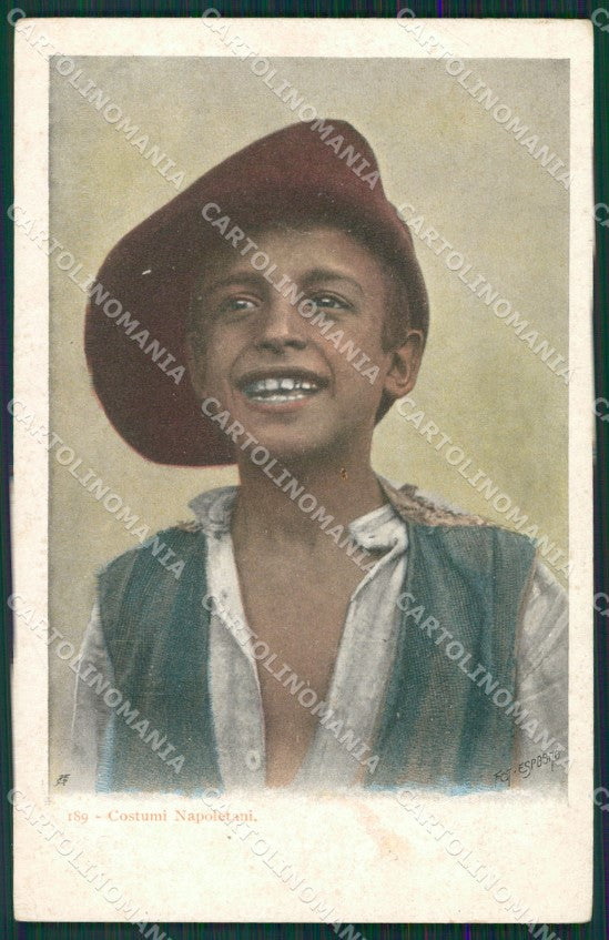 Napoli Costumi cartolina KV6507 – fronte