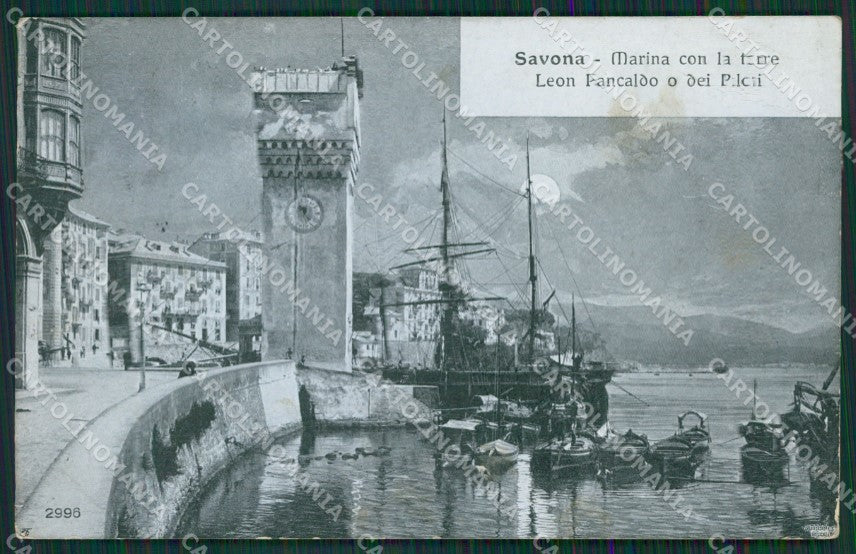 Savona Città Alterocca 2996 PIEGHINE cartolina KV6522 – fronte