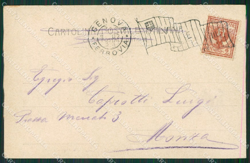 Genova Città cartolina KV6523 – retro