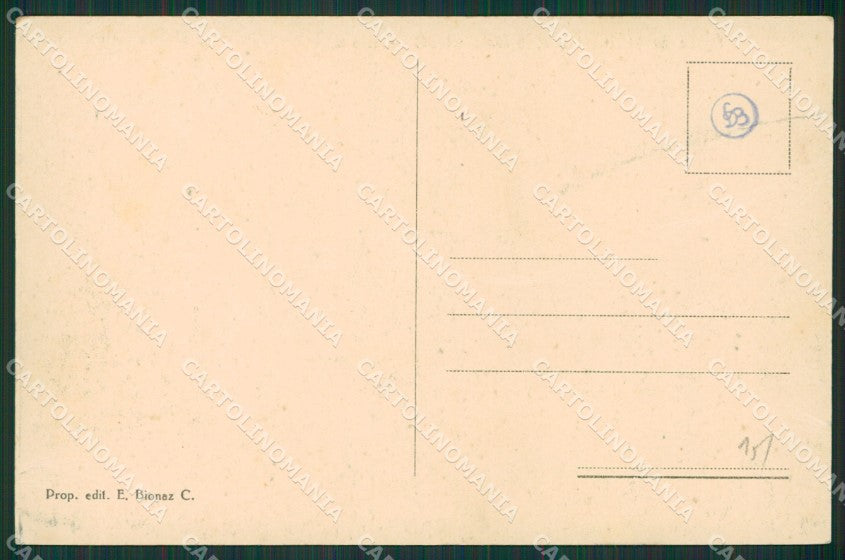 Aosta Saint Nicolas Grivola PIEGA cartolina KV6536 – retro