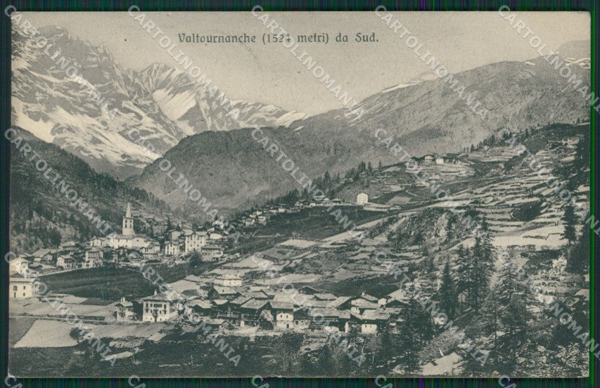 Aosta Valtournenche PIEGHINA cartolina KV6543 – fronte