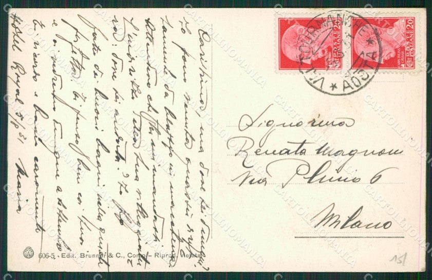 Aosta Valtournenche cartolina KV6546 – retro