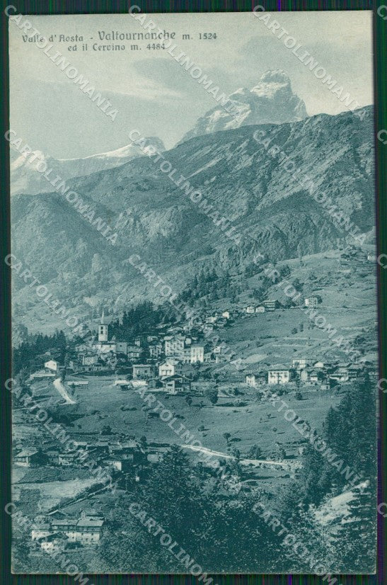 Aosta Valtournenche Cervino cartolina KV6550 – fronte
