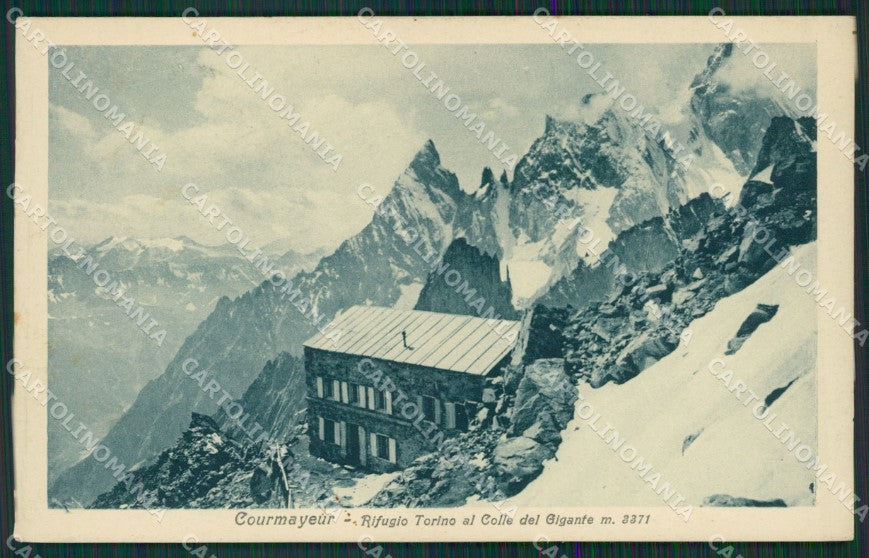 Aosta Courmayeur Rifugio Torino cartolina KV6558 – fronte