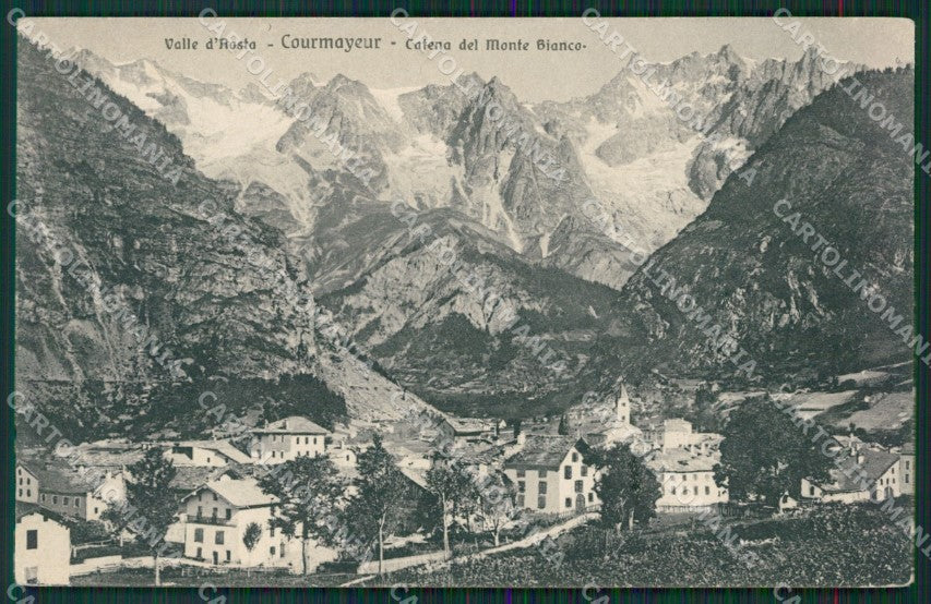 Aosta Courmayeur cartolina KV6564 – fronte