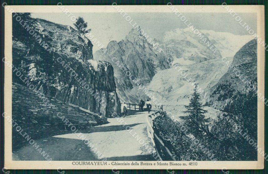 Aosta Courmayeur Ghiacciaio della Brenva cartolina KV6568 – fronte