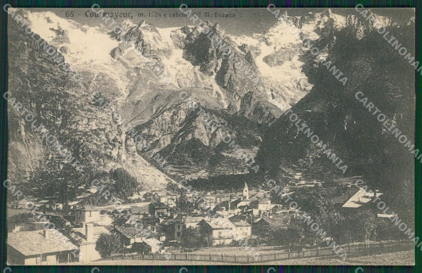 Aosta Courmayeur cartolina KV6569 – fronte