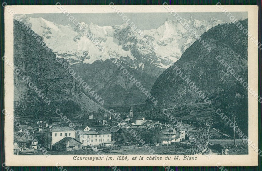 Aosta Courmayeur cartolina KV6570 – fronte