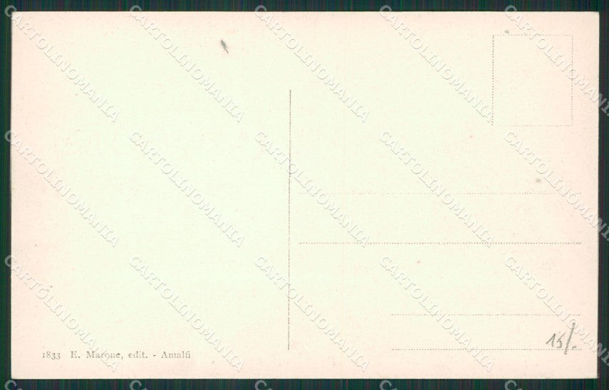 Salerno Amalfi cartolina KV6583 – retro